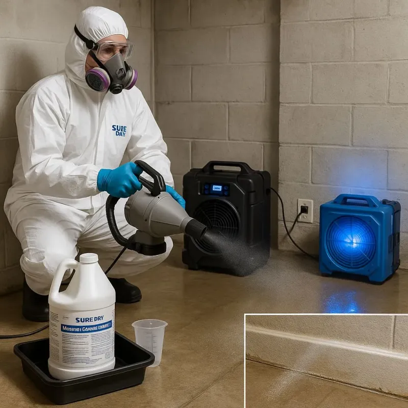Sanitization and Odor Removal process in Crump, TN