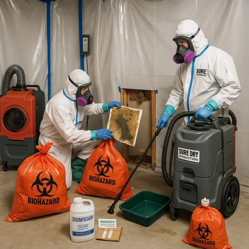 Contaminated Water Handling Protocols process in Crump, TN