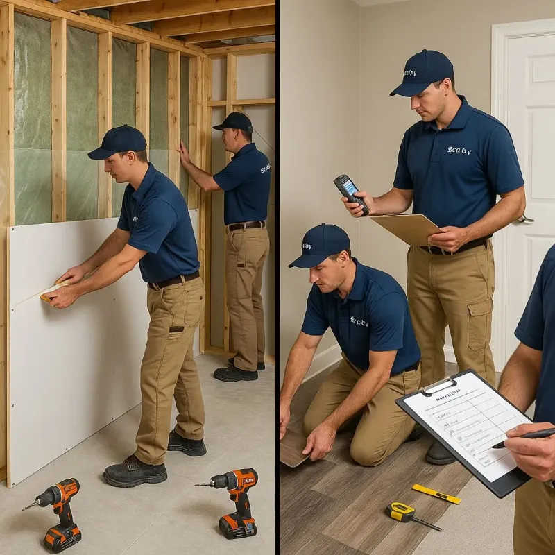 Repairs and Reconstruction process in Crump, TN